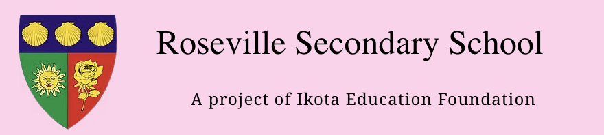 Roseville Secondary School Logo - A project of Ikota Education Foundation